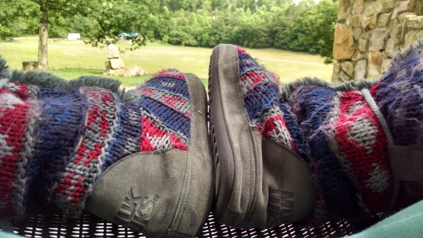 MukLuks keep your feet warm