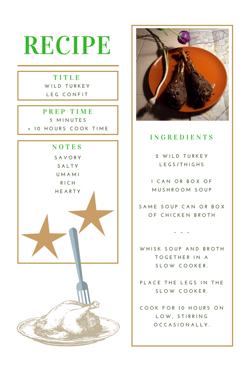 recipe for wild turkey dark meat