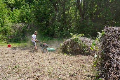 Billy Goat Brush Mower on kudzu