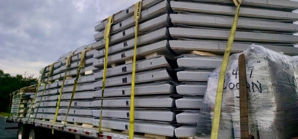 semi truck with geodesic dome