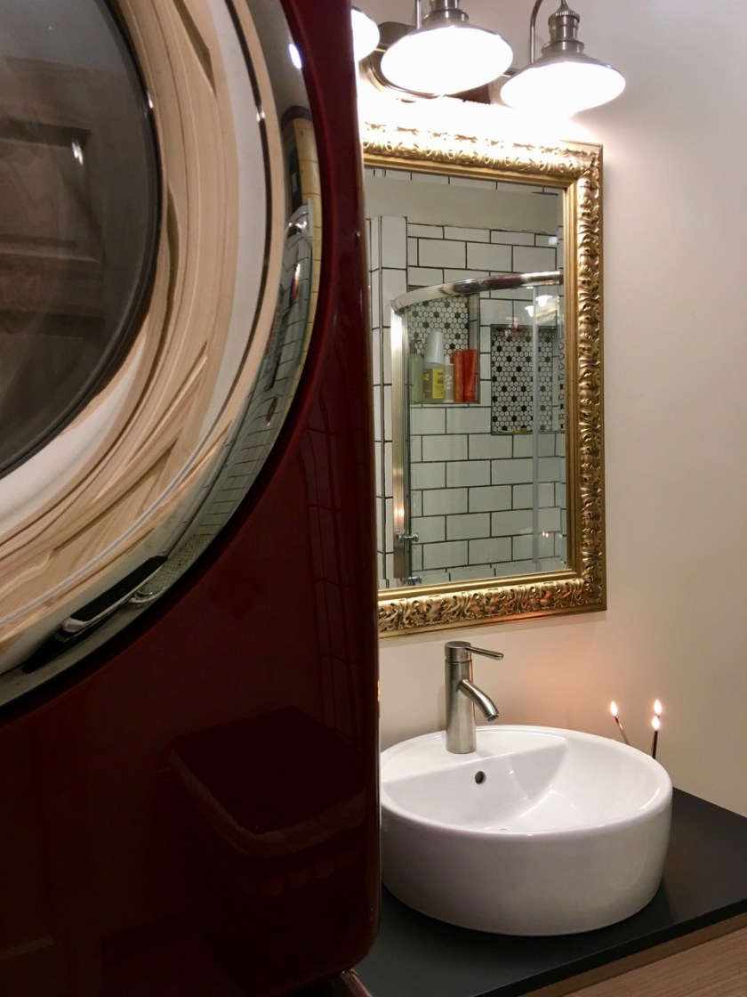 bathroom of barndominium