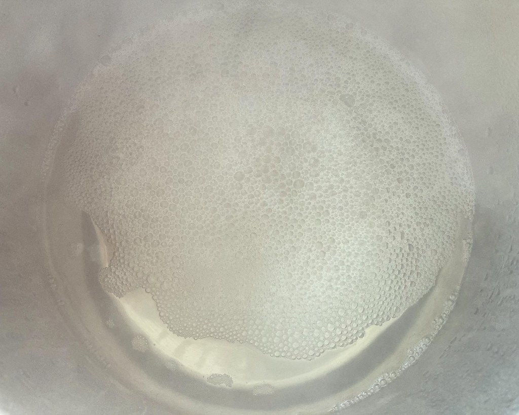 tree sap being boiled into syrup